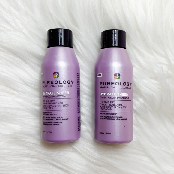 Pureology Hydrate Sheer Shampoo & Conditioner Travel Sizes NWT - Picture 1 of 2